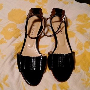 Leather Black Ankle Sandal